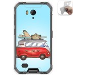Tumundosmartphone Funda Gel Tpu para Ulefone Armor X6 diseño Furgoneta Dibujos