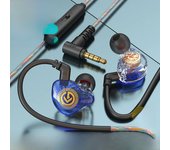 3.5mm/Type-C Wired Monitor Earphones L Plug Low Latency Competitive Gaming Headphones HIFI Stereo Sports Headset For Ios Android