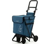 C.A - Carro de la Compra Plegable 48 litros | Carrito Gran Capacidad y 4 Ruedas | Plegable y Fácil de Transportar