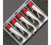 5pcs 24g/105mm Artificial soft Bait Lumious/Glow Mackerel Sea Bullet Bass Snapper Fishing Lure Wobblers Swimbait Jigging Baits