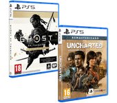PlayStation UNCHARTED: COLECCIÓN LEGADO DE LOS LADRONES PS5 + GHOST OF TSUSHIMA DIRECTOR'S CUT PS5 - Dos Grandes éxitos Juntos en un Pack