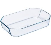 Pyrex Inspiration Fuente Rectangular Horno Boro 33x22x6,45cm Transparente Brillo