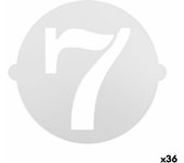 Plantilla para tartas Algon 25 cm Número 7 (36 Unidades)
