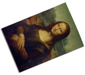 PUZZLE DE 24 PIEZAS GIOCONDA MONALISA CUADRO ARTE rompecabezas puzle para adulto leonardo da vinci
