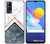 Funda Gel Tpu para Vivo Y52 5G / Y72 5G diseño Mármol 05 Dibujos