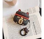 Lucky Cat Silicone Earphone Case for Apple Airpods 1 2 3 Cases Cute Protective Cover Shockproof-Shell Washable Anti Dust Sleeve