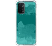 Funda Silicona Antigolpes para Oppo A54 5G / A74 5G diseño Acuarela 06 Dibujos