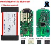 New 2020.23 / 2017.R3 Multidiag Pro+ OBD2 Scanner USB Bluetooth V4.3 NEC Relays DS TCS Single Board Car/Truck Diagnostic Tool