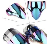 Parabrisas de Motocicleta para SUZUKI GSX1300R Hayabusa GSXR1300 1999-2007 Accesorios de Doble Burbuja Pantalla Ajustador de Panal