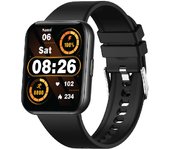 Reloj sami wearable smartband amoled 3atm gps negro