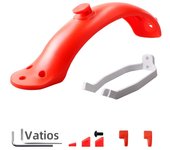 For Xiaomi Mijia MI M365 1S M187 Pro E-Scooter Tire Splash Fender with Rear Taillight Front Back Guard Mudguard screw line Parts