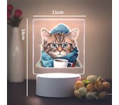 cat Usb Atmosphere Table Lamp Rgb Night Lights Led Mange Avatar Room Decor Gift Rgb Night Lights Led