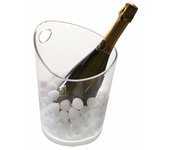 MONOUSO | Cubitera Reutilizable Durable SMMA 1 botella Transp (1 Ud)
