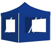 vidaXL Carpa Plegable Profesional con Paredes Aluminio Jardín Parasol Color Azul,  Blanco,  Antracita y mas