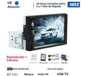 Universal 7 inch 1 Din Car Radio Stereo MP3 MP5 Multimedia Player Support SWC/AUX/BT/SD/USB/Mirrorlink/FM/RCA/HD Video/U disk