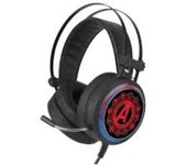 ERT Group cascos gaming Marvel con micrófono LED Diadema Ajustable y sonido envolvente MHPGAVEN003