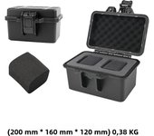 Waterproof Suitcase 2 Grid Watch Storage Box Jewelry Display Box Watch Safety Protection Suitcase Anti Drop Watch Box Toolbox