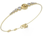 Guess Pulsera Mujer Perfect Illusion De Acero Dorado