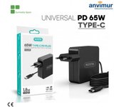 Accetel PCA65PD Cargador Universal PD 65W Con Conector Type-C