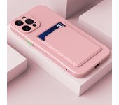 Card Bag Silicon Cover for iPhone 15 11 12 13 14 Pro Max XS X XR Wallet Cases for iPhone 15 14 Plus 12 13 Mini Shockproof Funda