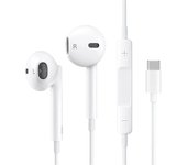 FGNS Auriculares USB Tipo C HiFi Estéreo con Micrófono Control de Volumen de Llamadas Compatible con Los Moviles Samsung,Huawei ,iPad,macBook,Portatiles USB C