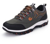 Men's Hiking Shoes Waterproof Leather Outdoor PU Shoes Wear-resistant Men Trekking Walking Hunting Tactical Sneakers