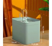 Ultra-Quiet Cat Water Fountain Filter Smart Automatic Pet Dog Water Dispenser&Burnout Prevention Pump1.5L Recirculate Filtrin