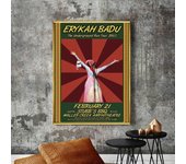 Erykah Badu Singer Poster Frameless Poster Kraft Club Bar Paper Retro Poster Mural Bedroom Study Decoration Painting