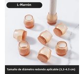 16/8/4Pcs Silicone Non-Slip Legs Pads Thick-soled Furniture Sofa Anti-noise Feet Cover Wood Floor From Scratches Protectors Mat