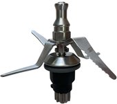 Roboparts® Cuchilla y Engranaje de reemplazo para Robot de Cocina Cecotec Modelos Mambo Touch/M: 11090; Habana Cooking Total Gourmet, Victory