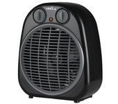 FABRILAMP Termoventilador Fogata Negro/Gris 2000W Termostato Aj.