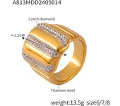 Las Mujeres de lujo anillo de Maple inoxidable de las niños Zirconia Negro Onyx Franja de Mujeres Anillo de Boda Ronda de anillos de joyería a prueba de Agua