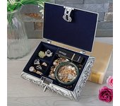 1pc Creative Jewelry Storage Box, High-end Large Capacity Jewelry Box, Three-dimensional Lock Buckle Jewelry Box, Art Box