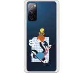 Funda original compatible con Samsung Galaxy S20FE - S20 Lite 5G - Space Jam Sylvester y Tweety