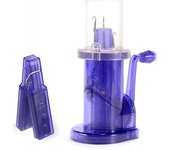 Herramienta para tejer, coil de plástico para Algodón arrugado, herramientas para tejer pulseras, Molino de Bolas manual en miniatura