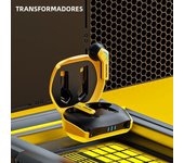 Transformers TF-T06 Wireless Gaming Earphones TWS Bluetooth 5.3 Headset Low Latency Noise Reduction Headset HIFI Stereo Earbuds