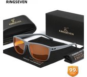 KINGSEVEN Brand 99% Anti-Blue Ray Glasses Eyeglasses Men Women Computer Blue Light Blocking Transparent Orange Lens Eyewear