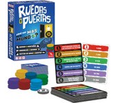 Ludilo Ruedas o Puertas  Juego de Mesa Niños 8 Años o Más  Cartas Trivia para Niños y Adultos  2 o Más Jugadores
