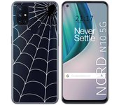Tumundosmartphone Funda Gel Transparente para Oneplus Nord N10 5G diseño Araña Dibujos