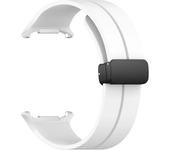 Magnetic Folding Buckle Band for Samsung Galaxy Watch Ultra 47mm Silicone Strap for Galaxy Watch 7 Ultra Watchband Bracelet