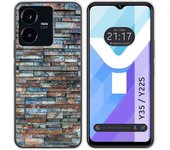 Funda Silicona para Vivo Y35 / Y22s diseño Ladrillo 05 Dibujos