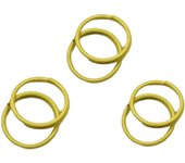 8/10mm Colorful Open Double Jump Ring DIY Jewelry Accessories Macaron Key Ring Colors Available