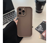 Beige Brown Black Stylish Phone Case for iPhone 15 14 13 12 11 Pro Max Plus 7 8 SE X XR XS Max, Slim Protective Shockproof Cover