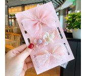 3Pcs/Set Baby Girl Headbands Lace Bow Baby Headband Kids Floral Elastic Hair Bands Headwear Hair Accessories