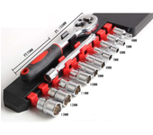12 Pcs Set Wrench Socket Set Motorcycle Bicycle Repairing Tool Hardware Car Boat Auto Repair Tools Bike Multitool Bike Tool Kit