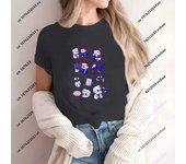 Women Printing Good Omens Clothing Short Sleeve Casual 90s Cartoon Fashion Clothes Print Tee Top Tshirt