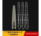 8 Inch Saw Bar 1/4"P Electric Saw 45 knots 22 knives Electric Chain Saw Guide Replacement Mini Steel Chainsaw Chains Garden Tool