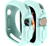 Soft Silicone Case for Apple Watch 8 Ultra 49MM 45mm Cover Protection For iWatch series 7 6 5 4 SE 40 44 41mm Bumper