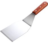 Espatula Cocina, Quesera Rasqueta Maple Inoxidable para Recocher, Espátula de Camping de Metal Lasaña, Espátula para Plancha, para Carnes, Vegetales y Pescados, Aptas para Lavavajas