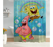 Bathroom Shower Curtain Home Tentacles SpongeBobs Washable Waterproof Fabric Shower Curtain Curtains in the Bathroom Accessories